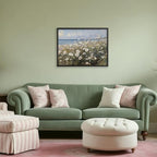 Nature Landscape Wall Art Coastal Wildflower Poster 24X36 inch Black Framed - Image 6