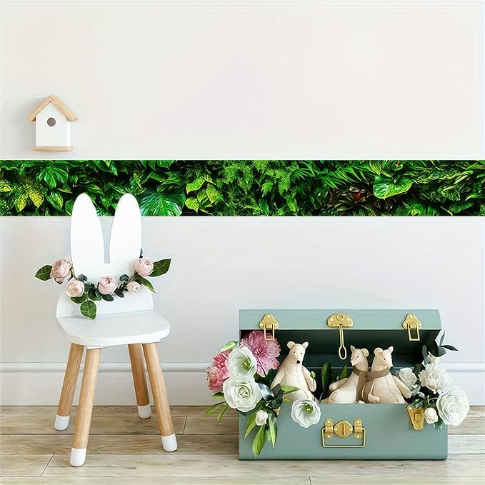 HOMETITUTE Wallpaper Border 4x196 Inch Peel and Stick Wall Border Wallpaper - Image 8