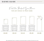 MCS Simplicity 22x28 Large Wall Mirror, Vertical & Horizontal Wall Hanging - Image 7