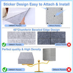 18 Pack Gray Acoustic Panels 12"X12"X 0.4" Soundproof Wall Panels Wall - Image 7