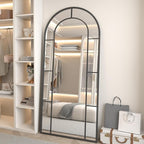 Arched Full Length Mirror, Oversized Floor Length Standing Mirrors, Large Body - Image 2