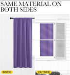 NICETOWN RV Blackout Curtains for Camper Windows, Lilac Purple, Kitchen Curtains - Image 5