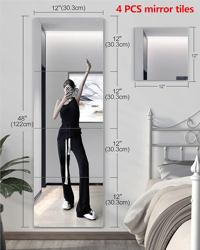Shatterproof Wall Mirror Full Length - Image 8