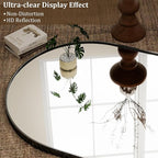 GLSLAND 72"x44" Arched Full Length Mirror – Oversized Full Body Floor Mirror - Image 3