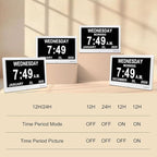 TROCOTN Dementia Clocks, Large Display Calendar Alarm Clock - Image 8