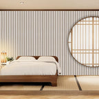 Wood Slat Wallpaper Peel and Stick Dead Wood Color 17.5x100 Inch Flat Finish - Image 6