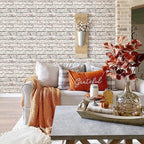 3D Whitewash Brick Wall Panel Peel and Stick - Image 8