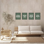Locomiss Sage Green Christian Wall Art Decor Posters, Modern Bible Verse - Image 5