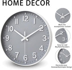 HZDHCLH Wall Clocks Battery Operated, Wall Clock Gray, 14 inch Wall Clock - Image 4