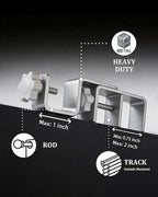 Mimiio No Drill Curtain Rod Brackets - Image 5