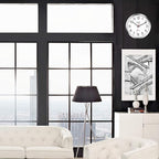 Sharp Wall Clock – Silver/Chrome, Silent Non Ticking 10 Inch Quality Quartz - Image 6