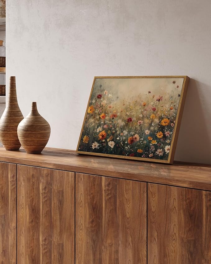 InSimSea Framed Canvas Wall Art Vintage Decor, Wall Decor - Image 3