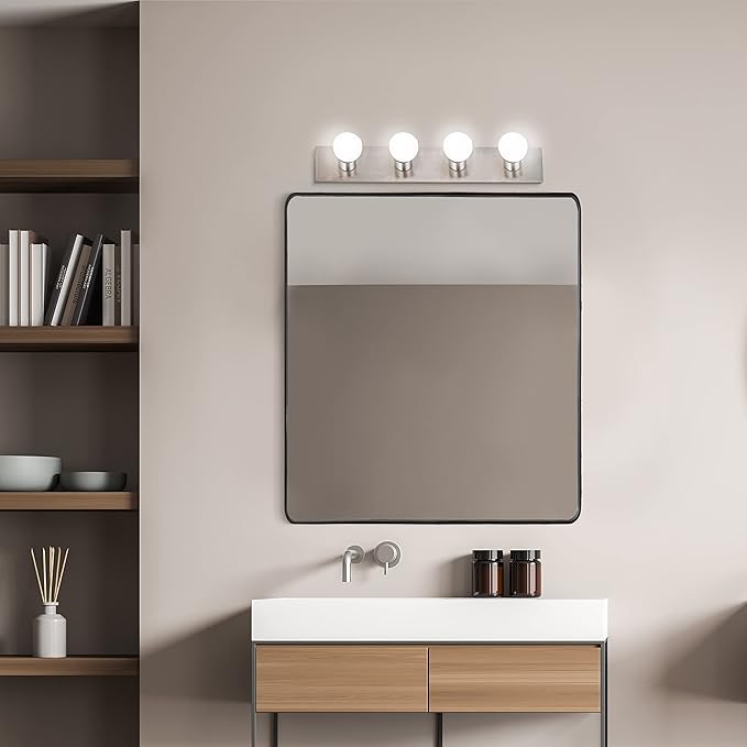 Design House 519298 Contemporary 4-Light Indoor Vanity Light Dimmable - Image 5