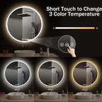 LED Bathroom Mirror 22 Inch Round Bathroom Mirror - Image 3