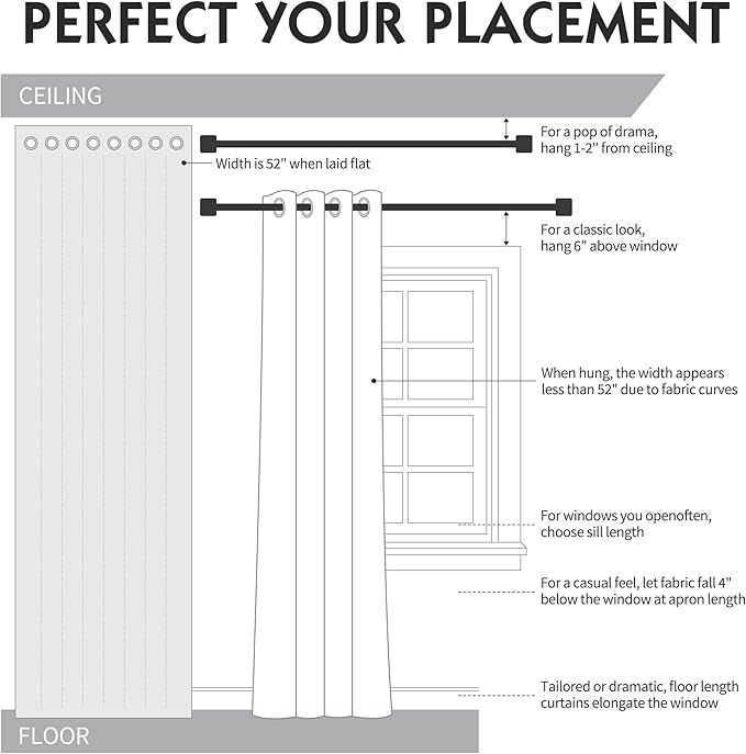 FMFUNCTEX 100% Blackout Curtains - Image 9