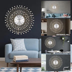 SIN&MI Large Wall Clock Decorative - Image 5