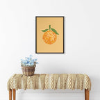 Retro Funky Orange Canvas Wall Art Fashion Disco Ball Aesthetic Posters 16X24 - Image 4