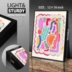 Funky Cute Kids Abstract Wall Art Trendy Bright Colorful Poster 12x16 inch - Image 2