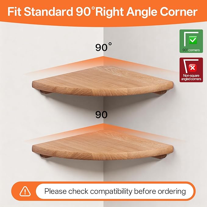 Gieanoo Floating Corner Shelves - Image 6