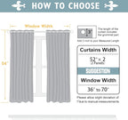 ChrisDowa Blackout Curtains 54 inches Long - Image 5