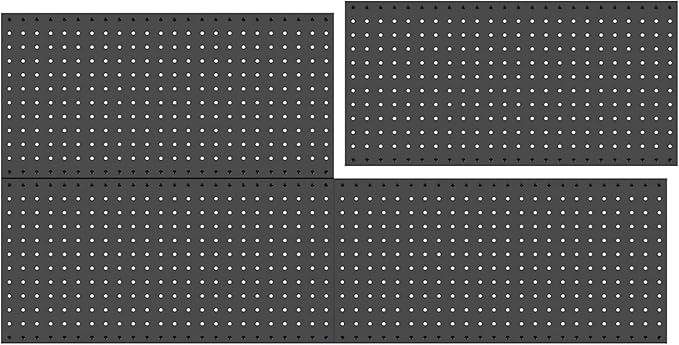WALMANN Metal Pegboard Panels for Wall Tools Storage Pegboard for Garage by WALMANN