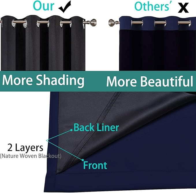 Yakamok 100% Blackout Curtains - Image 5