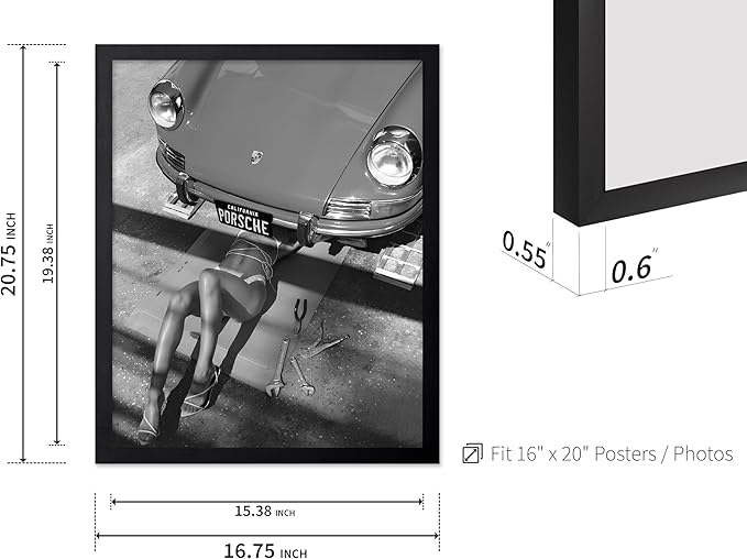 Poster Master Woman Classic Car Poster - Image 3