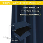NICETOWN Bedroom Window Blackout Curtain Panel - Image 3