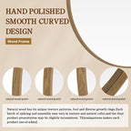 WallBeyond Round Wood Mirror - Image 6