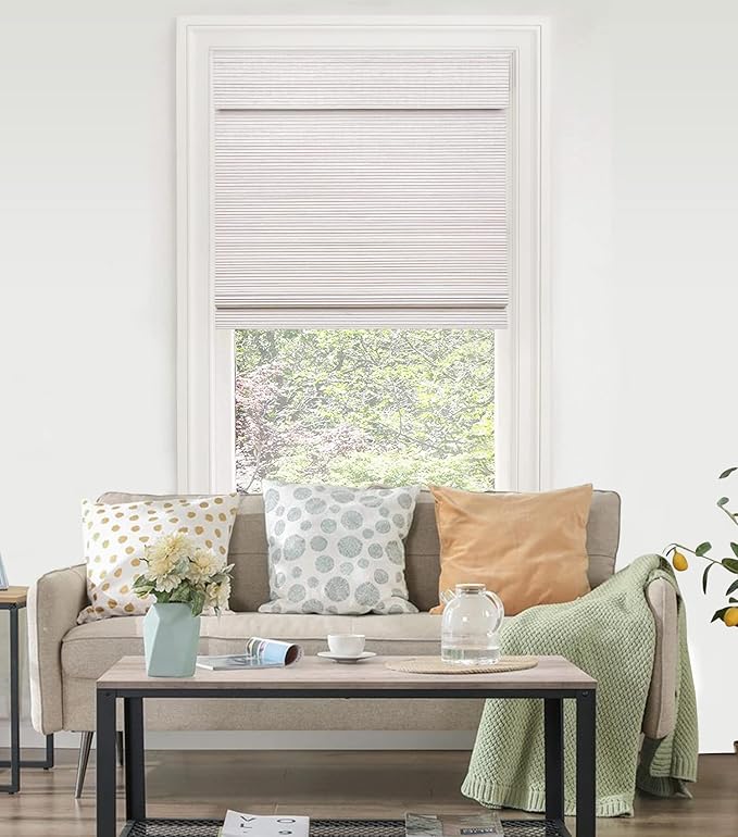LazBlinds Cordless Bamboo Roman Shades, Custom Privacy Light Blocking Window - Image 4