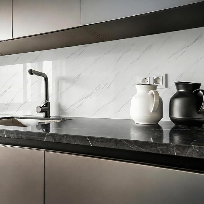 IZODEKOR 4 Pcs 24"x48" PVC Marble Wall Panels - Image 4