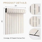 VEELIKE Wide White Oak Wood Slat Wall Panels Peel and Stick 3D Wood Panel - Image 8