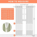 XiDi Green Curtains for Bedroom, Girls Room Blackout Curtains, Kids Room - Image 9