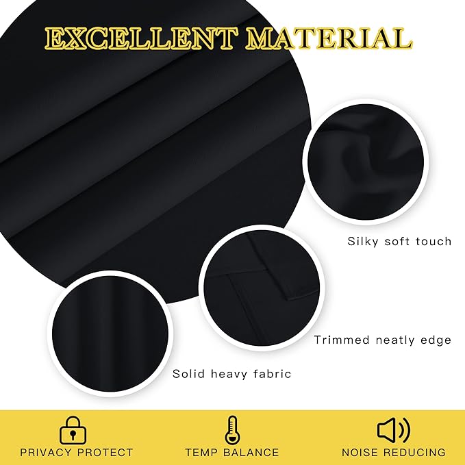 NICETOWN Black Out Curtain for Living Room - Image 4