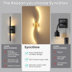 Battery Operated Wall Sconces Set of Two, 10000mAh Rechargeable Modern Wall - Image 9