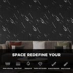 OUZUGIE WPC Acoustic Slat Wall Paneling, Living Room, TV Background, Study Room - Image 6