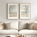 Framed Neutral Abstract Landscape Wall Art by Cuspin