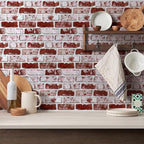 3D Peel and Stick Faux Brick Wall Panels 11.8" x 11.8" 10-Pack, Small - Image 10
