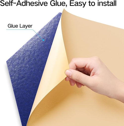 18 Pack Self-Adhesive Acoustic Panels 12" X 10" X 0.4" -Sound Proof Foam Panels - Image 2