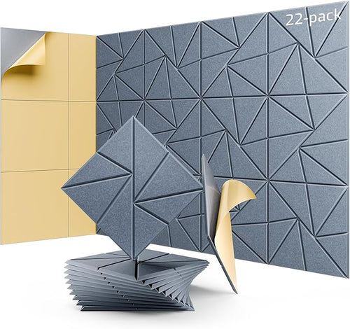 22 Pack Acoustic Panels, Sound Proof Foam Panels by LEIYER