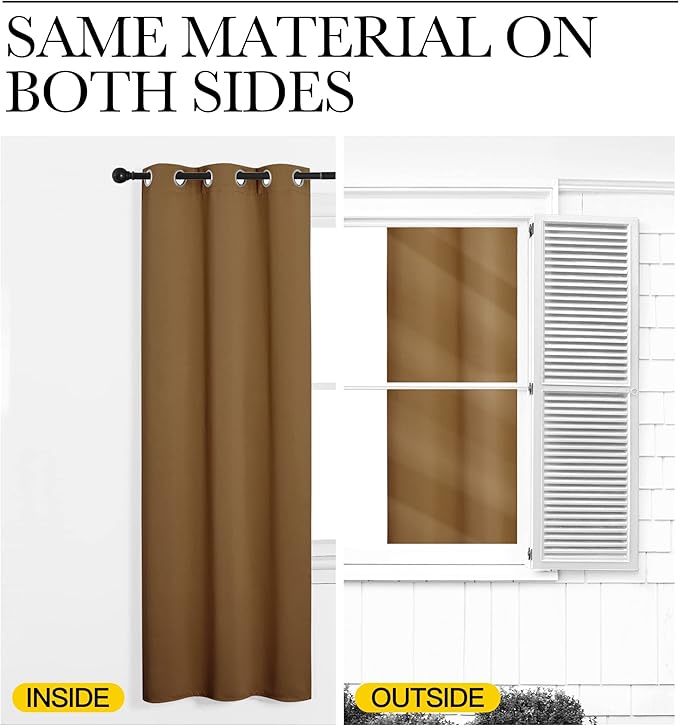 NICETOWN Door Curtain for Doorway Privacy, Curtains 120 Inch Length, Room - Image 6