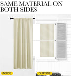 NICETOWN Kitchen Curtains, Short Blackout Curtains & Drapes, Small Window - Image 6