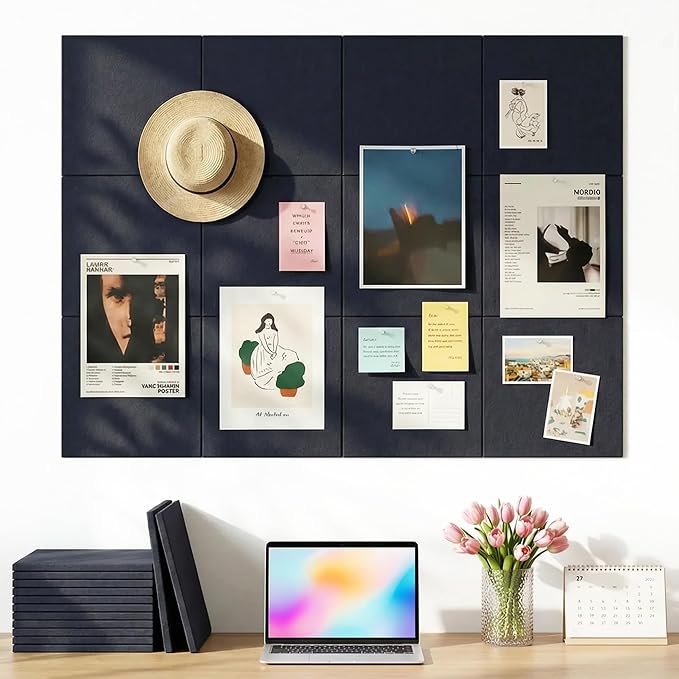 Aothia Felt Bulletin Board Tiles by AothiaSimpleNaturalUnique