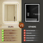 28x40 Inch LED Bathroom Mirror - Image 6