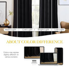 NICETOWN Insulated Black Out Velvet Curtains - Image 5