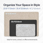 Large Felt Bulletin Board for Wall, Soft Felt Cork Board for Office, Home - Image 6