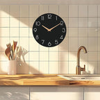 cicininc Wall Clock, 16 Inch Wooden Battery Operated Wall Clocks Silent - Image 8