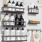 YASONIC Shower Caddy, 6 Pack Large Capacity shower Organizer by YASONIC