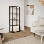 Furinno TURN-S-TUBE Book Shelf, 5-Tier Toolless Storage Shelves - Image 2