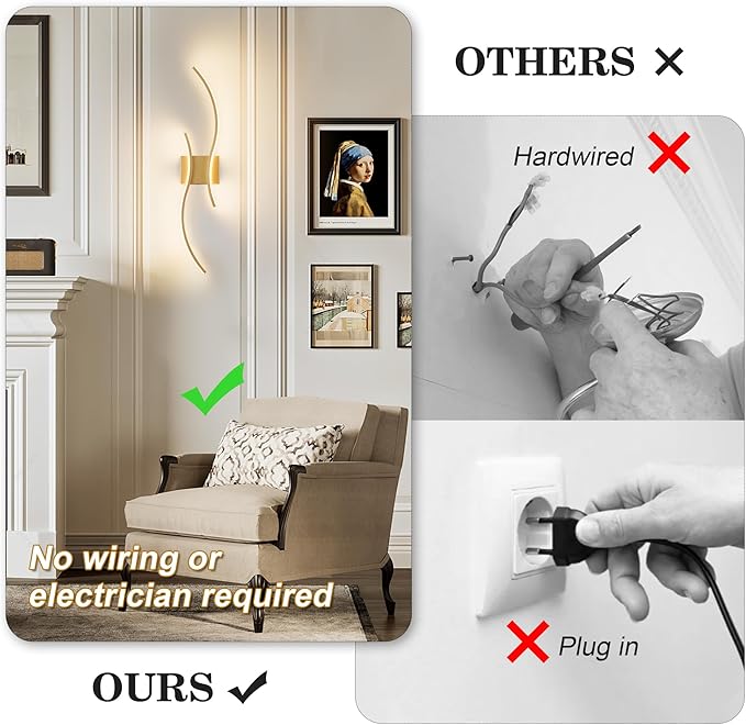 KARTOOSH Battery Operated Wall Sconce - Image 2